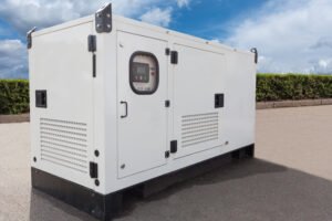 valley power systems diesel generator guide - picture of a diesel generator outside 